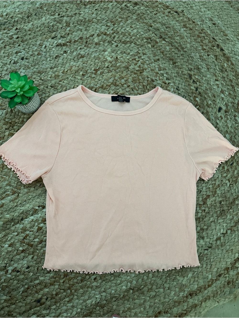 CORAL CROP TOP